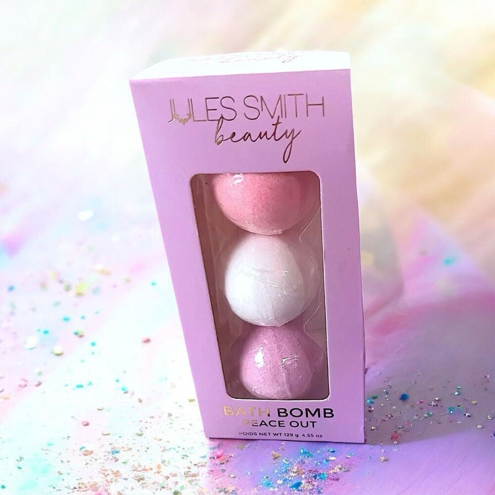 Jules Smith Bath Bomb Trio in Peace Out 129 g 4.55 oz New In Box
